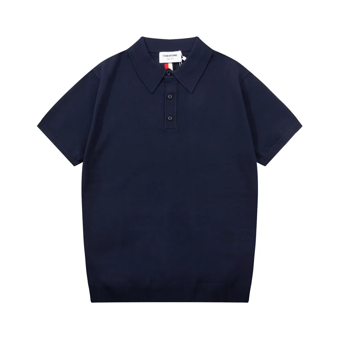 Thom Browne ➡️ POLO ， Retro Same Style Polo Versatile : Size：M-3XL